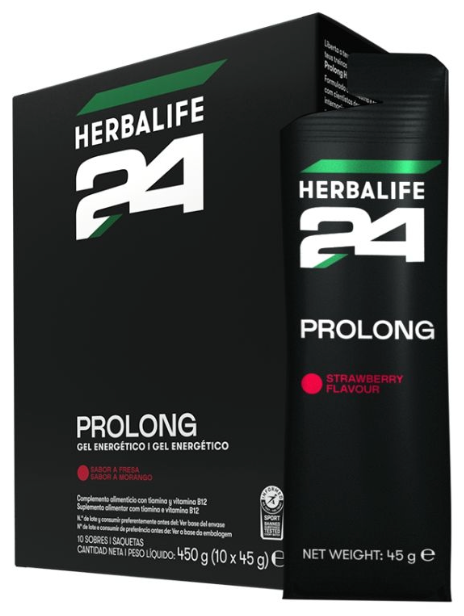 Prolong Gel Energético - Fresa 10 sobres