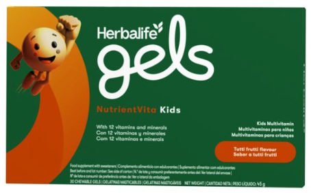 NutrientVita Kids - Tutti Frutti 30 gelatinas masticables