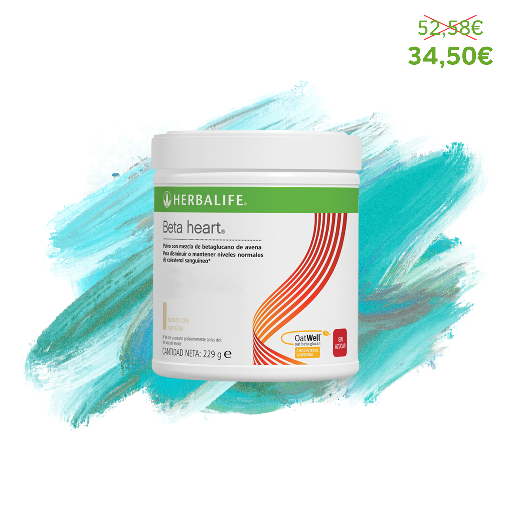 Beta heart (No incluye cuchara) Vainilla 229 g