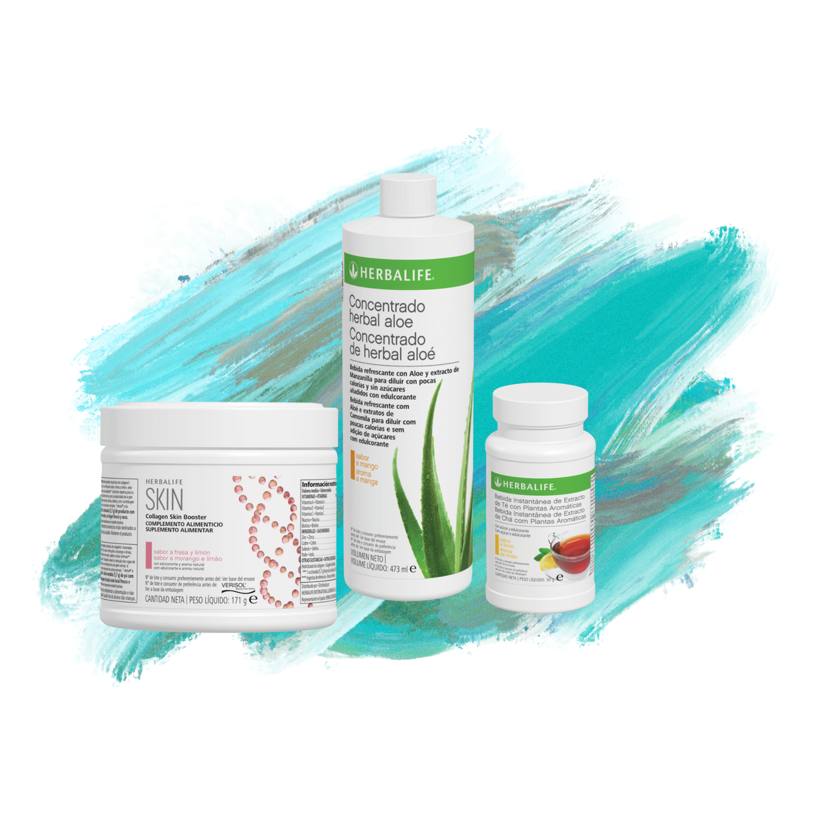 Collagen Skin + Aloe + Té