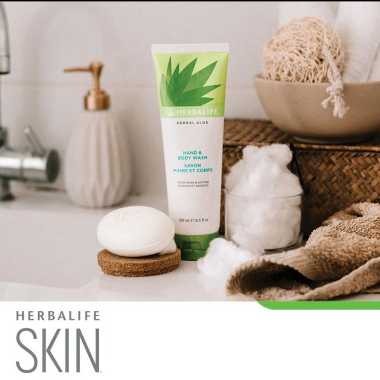 Gel de baño para manos y cuerpo Herbal Aloe